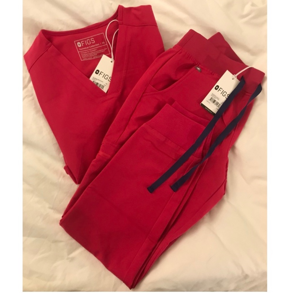 Figs scrubs XS Ultra Rose